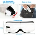 thumbnail image 2 of SLE Smart Electric Eye Massager, Eye Massager with Vibration, Air Pressure, Heat Compression, Bluetooth Music, Eyeshield Mask Relax, Valentine's Day Gift, 2 of 4