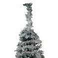 thumbnail image 3 of Northlight 6' Pre-Lit Silver Tinsel Pop-Up Artificial Christmas Tree - Clear Lights, 3 of 4