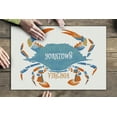 thumbnail image 3 of Yorktown, Virginia, Blue Crab, Watercolor (19x27 inches, Premium 500 Piece Jigsaw Puzzle for Adults and Family, Made in USA), 3 of 4
