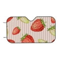 thumbnail image 7 of Haiem Strawberries Car Windshield Sun Shade - Blocks UV Rays Sun Visor Protector, Sunshade to Keep Your Vehicle Cool, Universal Fit SUV Van Sedan-Small, 7 of 7