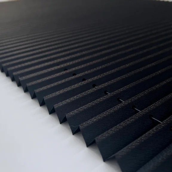 Naza Home Black Pleated Blinds Drapes High Shading Accordion Style Window Treatments in Caravan