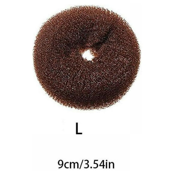 KUIZAP Fashion Brown Bun Ring Shaper Hair Doughnut Updo Styling Tools