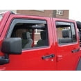 thumbnail image 2 of Westin Wade In-Channel Wind Deflectors (Smoke) Fits select: 2015-2016 JEEP WRANGLER UNLIMITED SPORT, 2012-2014 JEEP WRANGLER SPORT, 2 of 4