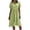 Green., variant on Bixock Women's Casual Midi Dresses,Solid Color Short Sleeve Dresses,Spliced Ruched V-Neck Knee Length Midi Dress Soft Stretchable Summer Daily Fashion Dresses