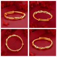 thumbnail image 5 of TQEHS Pulsera original plateada para mujer, brazalete ancho con estrella brillante, ajustable <θ T4Q2, 5 of 5