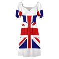 thumbnail image 4 of Robe Sans Manches Union Jack Robes de Soirée Vêtements pour Femmes Robes d'Été 2024 Robes de Mariage pour Femmes, 4 of 4