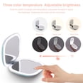 thumbnail image 3 of Espejo de maquillaje Mocado Compact LED Travel con aumento de 10X, 3 of 8