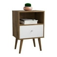 thumbnail image 1 of Manhattan Comfort Liberty 1.0 Mid Century Modern 1 Drawer Nightstand, 1 of 5