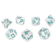 thumbnail image 1 of Dados de poliedro, juego de dados rodantes de 7 piezas, juego de dados de metal, dados poliédricos de grado profesional, 1 of 8