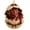 Red, variant on huayou 3D Hanging Dragon Egg Figurine, Brown Hatchling Dragon in Cracked Egg Ornament with Red Bow for Christmas Tree and Winter Holiday Decorations