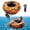 Orange, variant on River Tube,47'' Heavy Duty River Tube with 600D Oxford Canvas Cover, River Floats for Adults with Removable Cushion, Cup Holder & Tow Strap for Pool, Lake, River