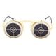 thumbnail image 1 of Moda Steampunk Gótico Flip Up Gafas de sol redondas Marco de metal Lente redonda Vintage Tiroteo Jinwen Gafas de sol retro, 1 of 3