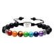 thumbnail image 1 of Pulsera de lava, pulsera de piedra de lava, pulsera de roca de lava rica, pulsera de chakra, ingeniería de precisión, 1 of 7