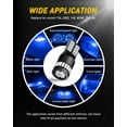 thumbnail image 4 of AUXITO Blue 194 LED Bulbs 168 175 194 2825 W5W T10 24-SMD 3014 Chipsets for Car Dome Map Door Courtesy License Plate Lights (Pack of 2), 4 of 7