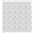 thumbnail image 2 of Ambesonne Travel Shower Curtain, Sundress Umbrella Sunglasses, 69"Wx84"L, Soft Pink Pistachio Green, 2 of 4