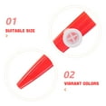 thumbnail image 5 of CIMAXIC Party 15pcs Colorful Kazoo Musical Instruments Plastic Kazoos For Party Favors Instruments Lightweight Accompaniment Kazoo Flute,4.53"X0.98"X0.91", 5 of 5