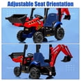 thumbnail image 5 of iYofe 12V Kids Ride on Excavator Digger Toy Cars, JCB Battery Powered Electric Tractor with Remote Control, Ride on Construction Truck w/ Shovel, Loader and Digger for 3-5 Boys Girls, Red, 5 of 8