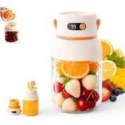Portable Wireless Juicer Cup – 800/1000/1200ml Electric Personal Blender for Smoothies, Shakes & Ice, Dual Lid & 36‑Blade, Home Travel Gym Office