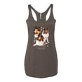 thumbnail image 2 of If It's Not a Collie It's Just a Dog Gift | Womens Dog Lover Premium Tri-Blend Racerback Tank Top, Brown, Small, 2 of 4
