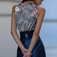 thumbnail image 6 of Womens Tank Tops Elegant Satin Camisole with A Deep V-Necklin And Delicate Spaghetti Straps for Layering or Evening Wear Summer Sleeveless Tops, 6 of 6