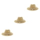 thumbnail image 1 of Jumpingount Sombrero de vaquero de paja para mujer, gorras de playa ajustables, Protector de sombrilla Natural, protección solar a la moda, Type1 NO1, 1 of 6