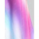 thumbnail image 4 of Tank Top de Túnica Estratificado en Talla Extra con Escote Pico de Color Degradado Rosegal  Camisetas sin mangas de talla grande, 4 of 5