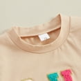 thumbnail image 6 of WIBACKER Toddler Baby Girl Summer Clothes Short Sleeve T Shirt Casual Shorts Sets Sister Matching Outfits, 6 of 9