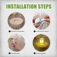 thumbnail image 2 of 10 Pcs Bases d'Affichage LED en Bois Rondes Bases Éclairées pour Art en Verre Support d'Affichage LED, 2 of 5