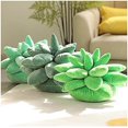 thumbnail image 4 of Cojín suculento de felpa, suculentas 3D, cojín para plantas suculentas, cojín decorativo para plantas, decoración del hogar, 9,8 pulgadas, 4 of 5