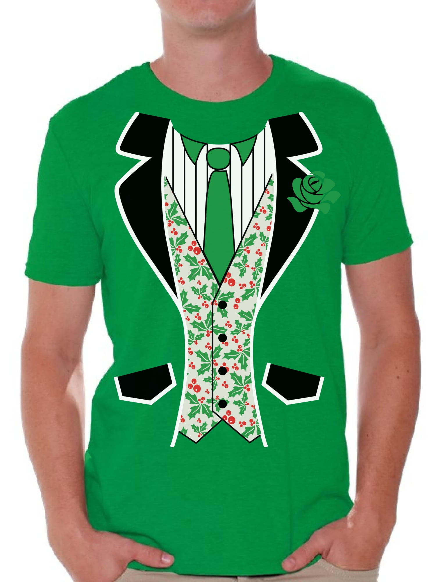 Green christmas tshirt Clearance