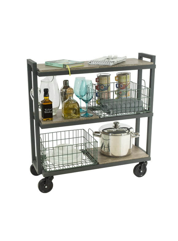 Atlantic 3-Tier Kitchen Carts