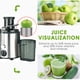 thumbnail image 4 of Máquina Exprimidora, Exprimidor 800W Para Frutas Y Verduras Enteras, Extractor De Jugo Con 2 Velocidades, Fácil De Limpiar, Exprimidor Centrífugo Compacto Antigoteo, Acero, 4 of 7