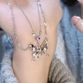 thumbnail image 5 of pink diamond love diamond necklace, 5 of 5