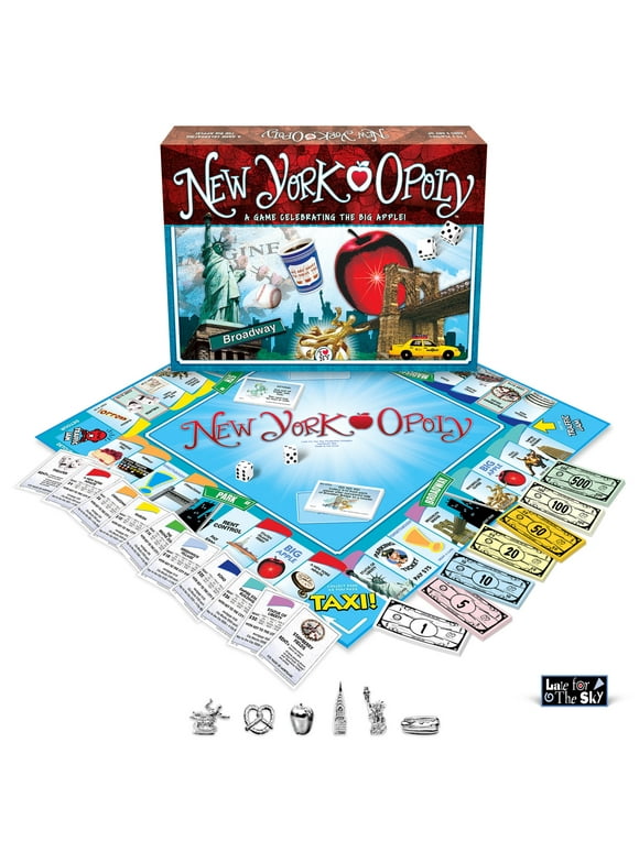 New York Opoly Strategy Board Game, by Late for the Sky