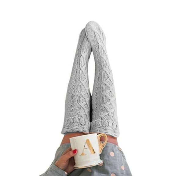 Women Warmmer Winter Warm Knit Long Boot Socks Spring Fall Girls Legging Stocking