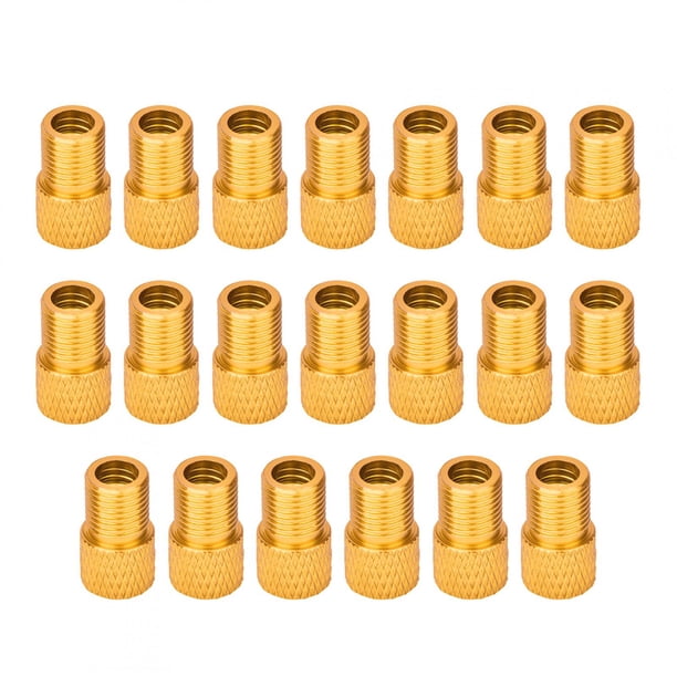 Tapa de válvula de bicicleta silicona 20 piezas Tapa de válvula Adaptador de válvula de silicona Latón macizo con tapa de válvula para cubierta antipolvo de neumáticos ANGGREK Otros