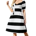 thumbnail image 2 of Vestido de manga corta con bandera de Breizh, vestido de verano, vestidos diarios para mujer, vestidos de verano para mujer , vestido, 2 of 8
