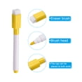 thumbnail image 4 of Dry Erase Marker Pens, 100 Pack Yellow Ink Fine Point Low Odor Whiteboard with Eraser Cap, White Pen Rod, 4 of 6