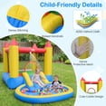 thumbnail image 5 of Costway Inflatable Bounce House, Kids Water Park Wet Dry with Splash Pool 380W Blower, 5 of 12