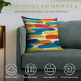 thumbnail image 4 of Colorful And Grey Abstract Art Artwork Pillow Covers,Colorful And Grey Abstract Art Artwork Throw Pillow Covers 18"×18" ,Living Room Sofa Couch Pillow Covers,Decorative Pillow Covers, 4 of 7