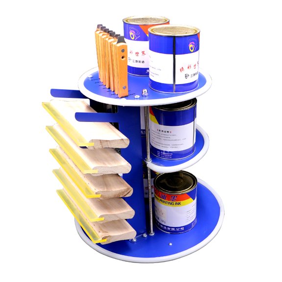 TECHTONGDA Silk Screen Printing Squeegee Ink Scraper Holder Rack Fabric Squeegee