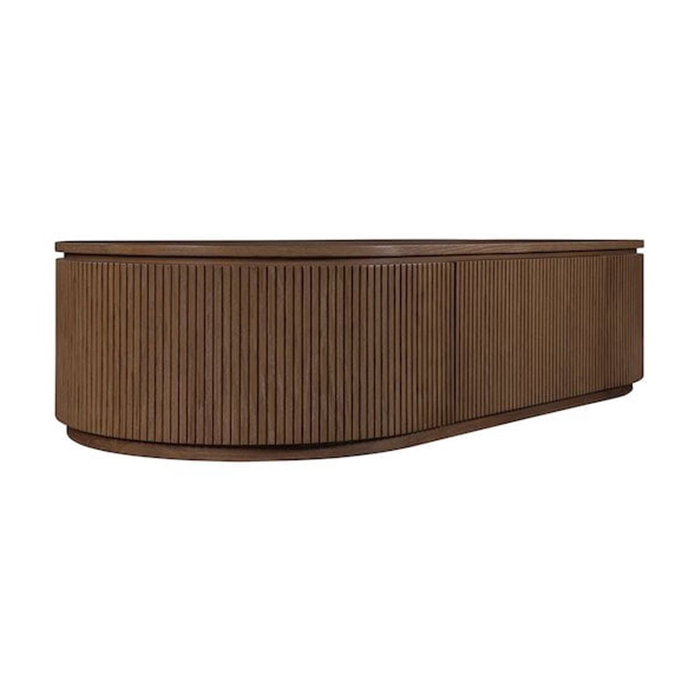 Meridian Furniture Moana Brown Wood Storage Coffee Table