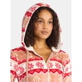 thumbnail image 3 of Holiday Time Women's Cabin Union Suit, Sizes XS-3X, 3 of 4