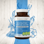Respiratory Immune Boost 60 Capsules, 500 mg, Echinacea, Garlic, Umckaloabo, Cayenne, Astragalus, Eleuthero Siberian Ginseng. Lung Congestion Formula