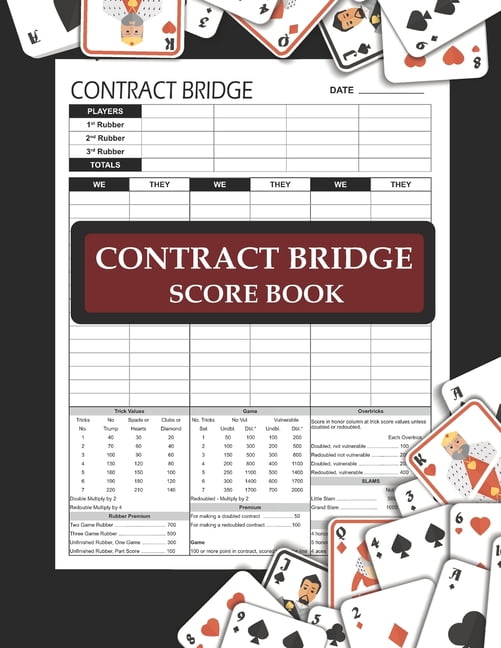 Contract Bridge Score Sheets Printable : Contract Score Bridge