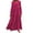 Hot Pink, variant on Fesfesfes Women Dress Solid Color Loose Long Sleeve Long Dress Round Neck Asymmetric Swing Layered Beach Long Dress Clearance Under $10