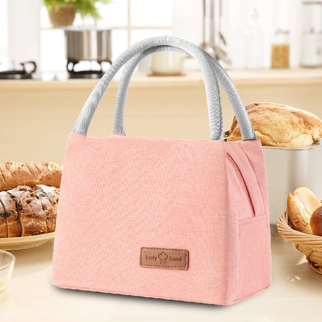Bolsa para Almuerzo, Nevera Portátil con Aislamiento, Diseño Térmico a Prueba de Fugas, Almacenamiento Ecológico de Alimentos, Ideal para Viajes, Picnics y Oficina, Asas Resistentes y Durade