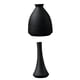 thumbnail image 1 of Florero de Cerámica perfecl 2 Piezas Decorativo Negro, 1 of 7