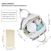 bellema backpack for diapers, breast pumps, bottles and more