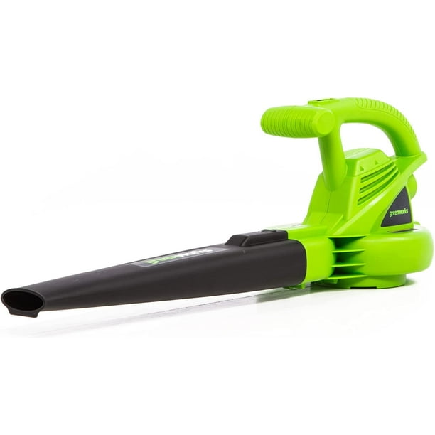Greenworks 24012 7 amp single speed electric 160 mph blower deals